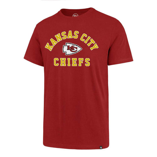 Kansas City Chiefs '47 Brand  Arch Super Rival T-shirts- Red
