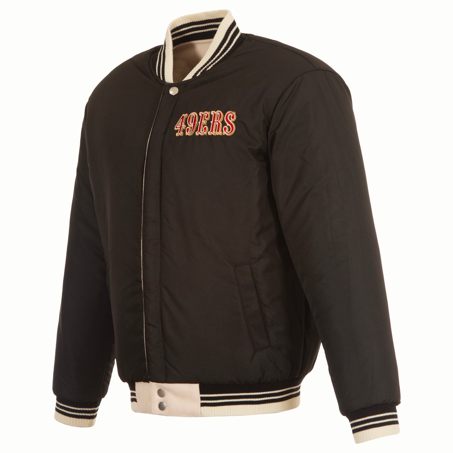 San Francisco 49ers JH Design Reversible Varsity Jacket