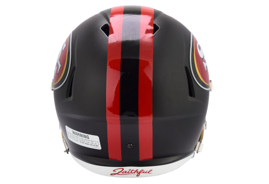 San Francisco 49ers Riddell Speed Replica Football Helmet 2025 Rivalries