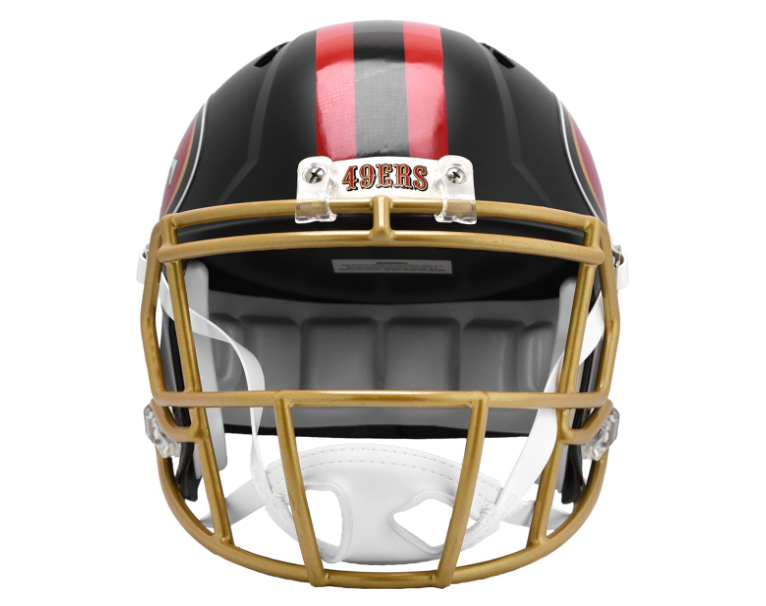 San Francisco 49ers Riddell Speed Replica Football Helmet 2025 Rivalries