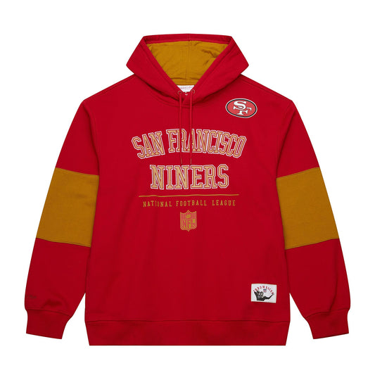 San Francisco 49ers Mitchell & Ness Retro Fleece Red Hoodie