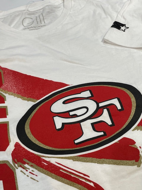 San Francisco 49ers Starter Shot gun T-Shirt - White