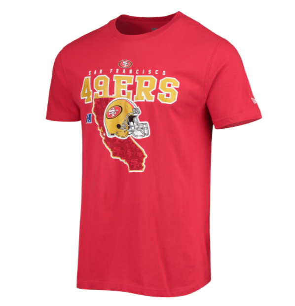 San Francisco 49ers New Era State Pride T-Shirt - Red