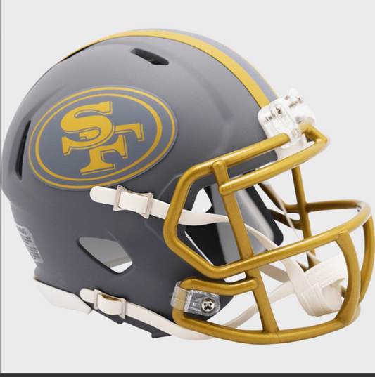 San Francisco 49ers Riddell Slate Speed Mini Replica Helmet