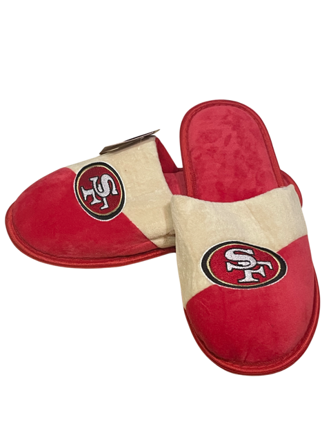 San Francisco 49ers Mens Foco NFL Team Color Block Slippers