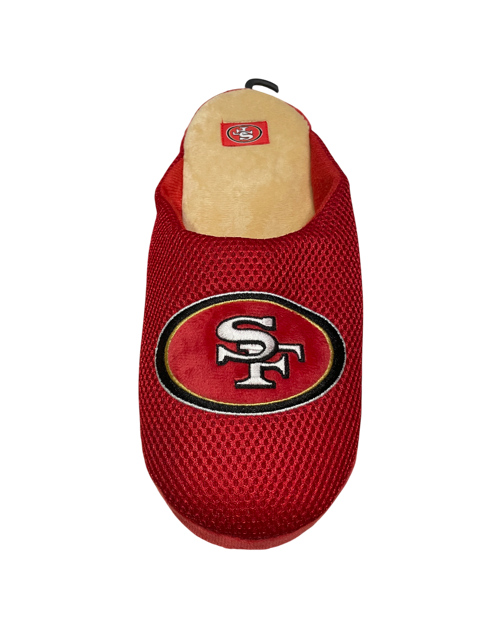 San Francisco 49ers Mens Foco NFL Team Jersey Mesh Slippers