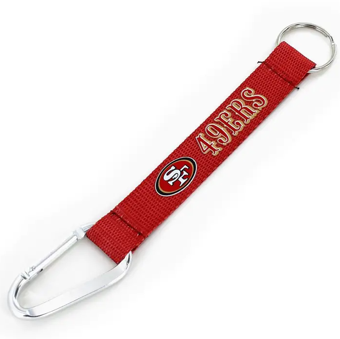 San Francisco 49ers Carabiner Key Strap