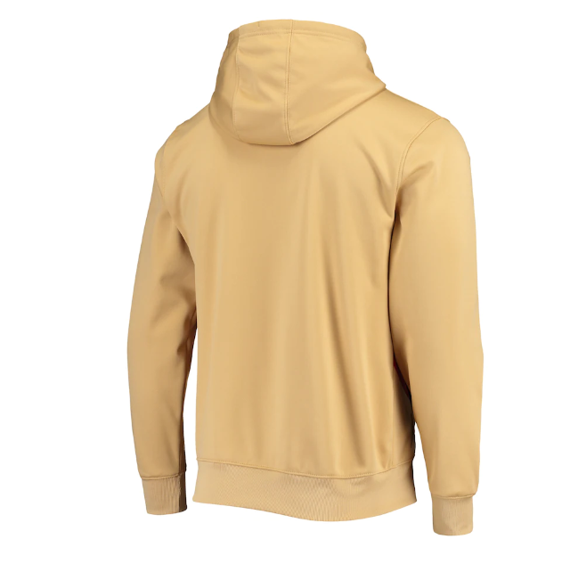 San Francisco 49ers New Era Drill Full Zip Hoodie - Gold