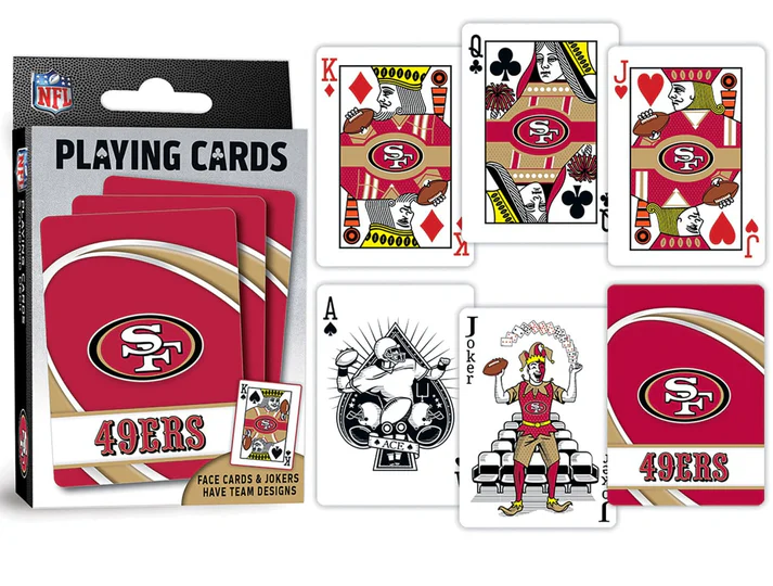 San Francisco 49ers MasterPieces Playing Cards 54-Card Deck