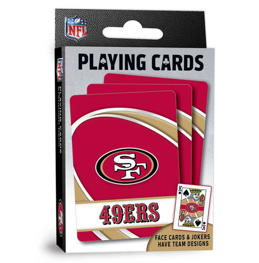 San Francisco 49ers MasterPieces Playing Cards 54-Card Deck