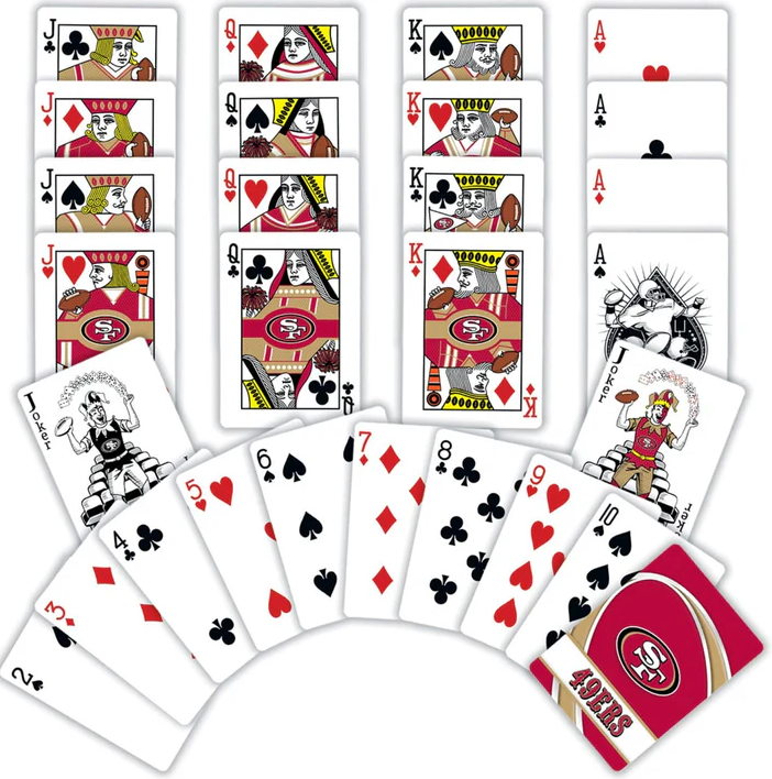 San Francisco 49ers MasterPieces Playing Cards 54-Card Deck