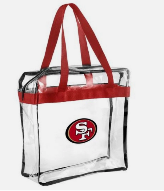 San Francisco 49ers FOCO  Stadium Clear Crossbody Bag 12X5