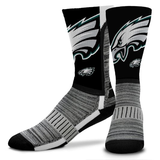 Philadelphia Eagles For Bare Feet Adult Zoom V-curve Socks