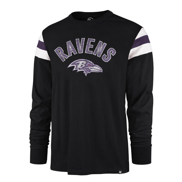 Baltimore Ravens '47 Franklin Rooted Men's Long Sleeve Shirt -Black