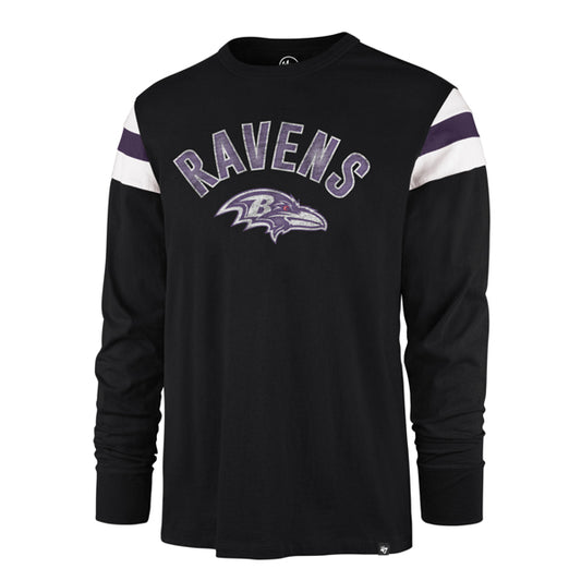 Baltimore Ravens '47 Franklin Rooted Men's Long Sleeve Shirt -Black