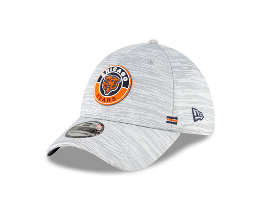 Chicago Bears New Era Road Sideline 39THIRTY Flex Hat - Gray