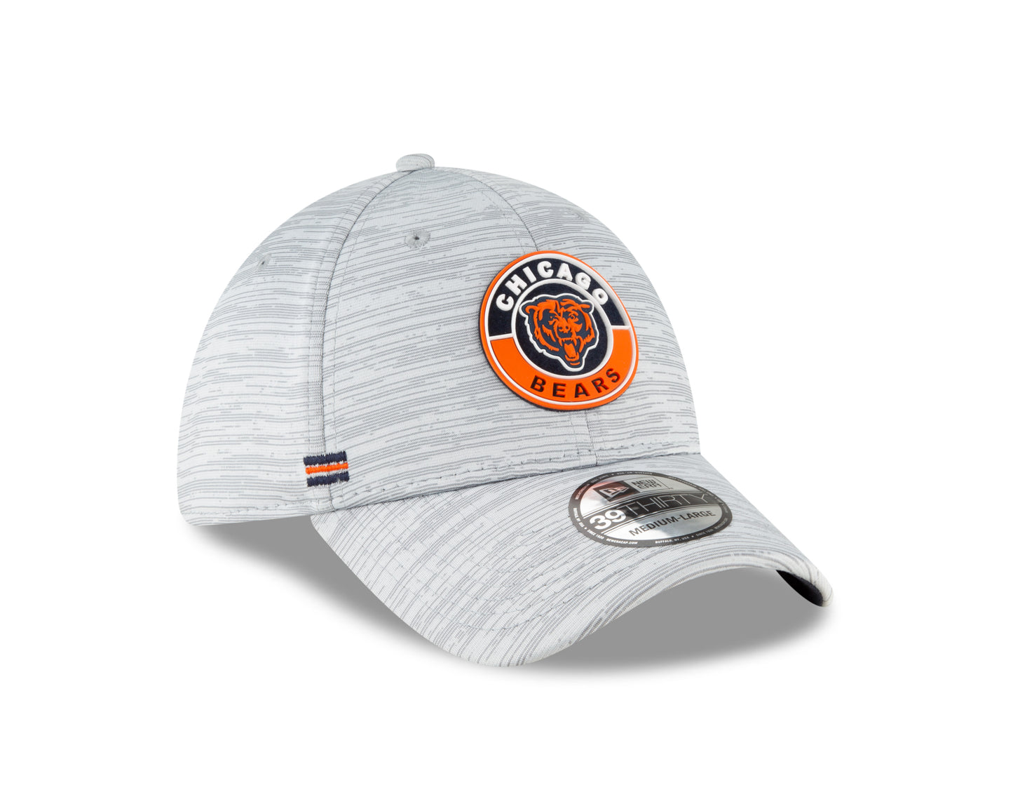 Chicago Bears New Era Road Sideline 39THIRTY Flex Hat - Gray