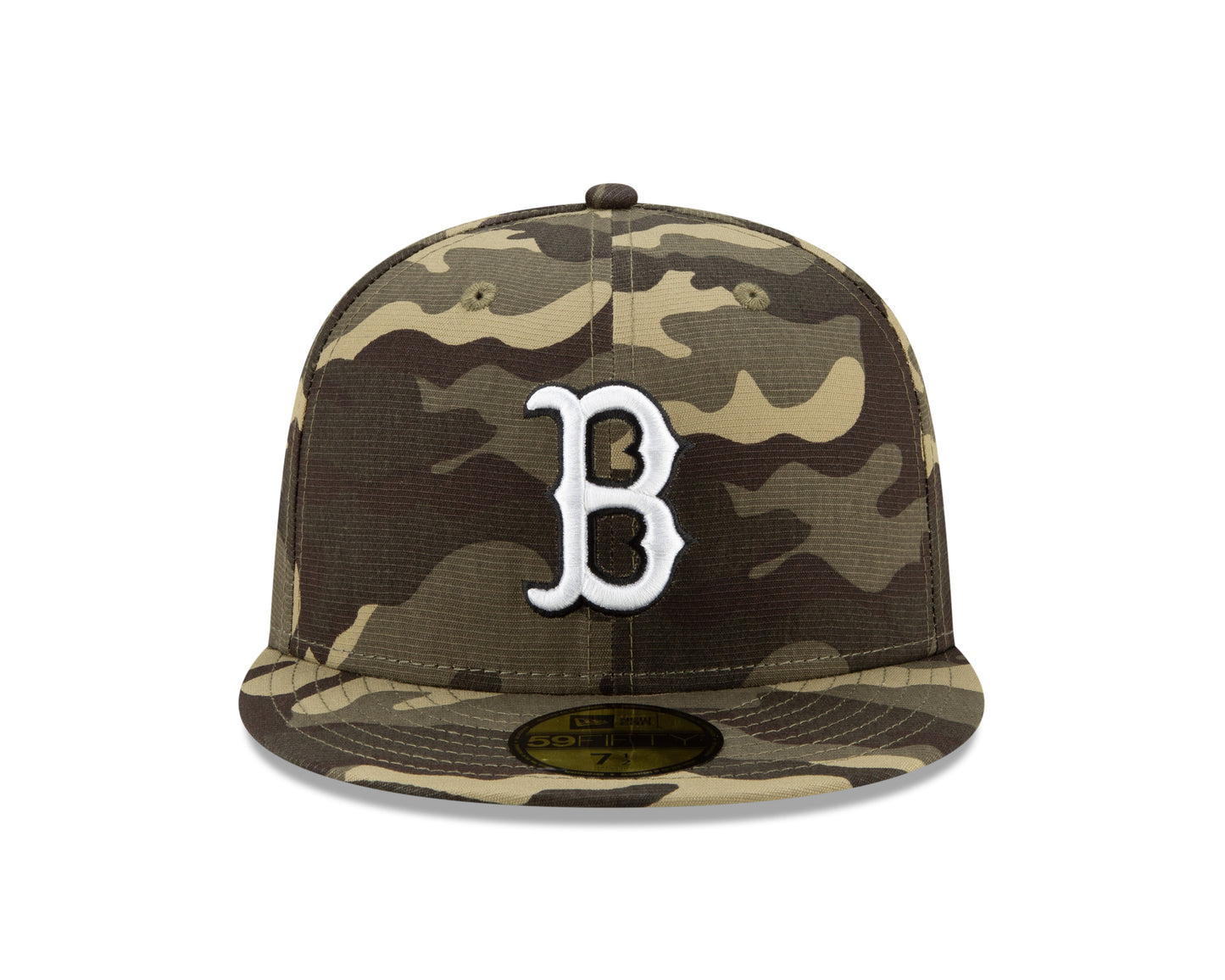 Boston Red Sox New Era Camo Armed Forces Day On-Field 59FIFTY Fitted Hat-Tan/Green
