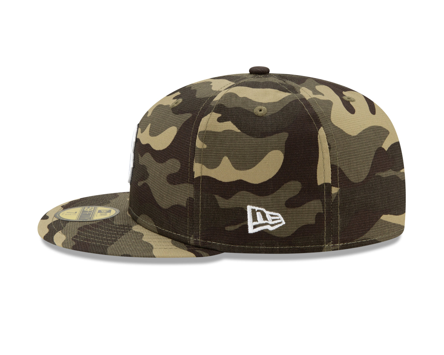 Boston Red Sox New Era Camo Armed Forces Day On-Field 59FIFTY Fitted Hat-Tan/Green