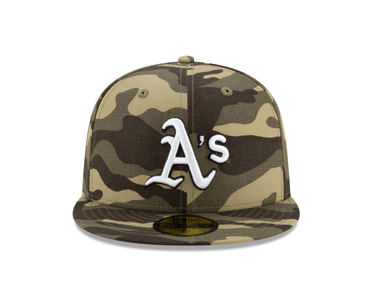 Oakland Athletics New Era Armed Forces 59FIFTY Fitted Hat - Camo