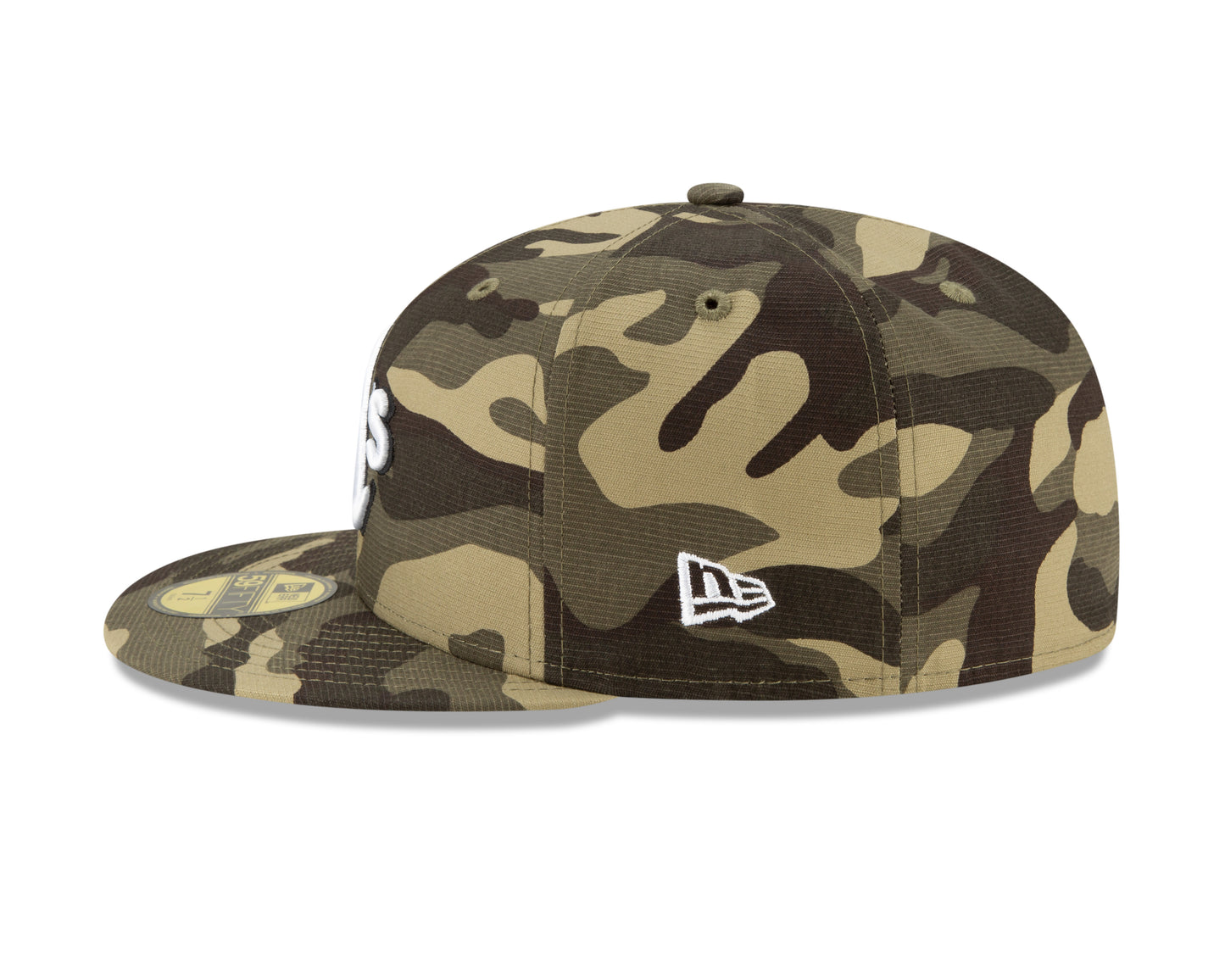 Oakland Athletics New Era Armed Forces 59FIFTY Fitted Hat - Camo