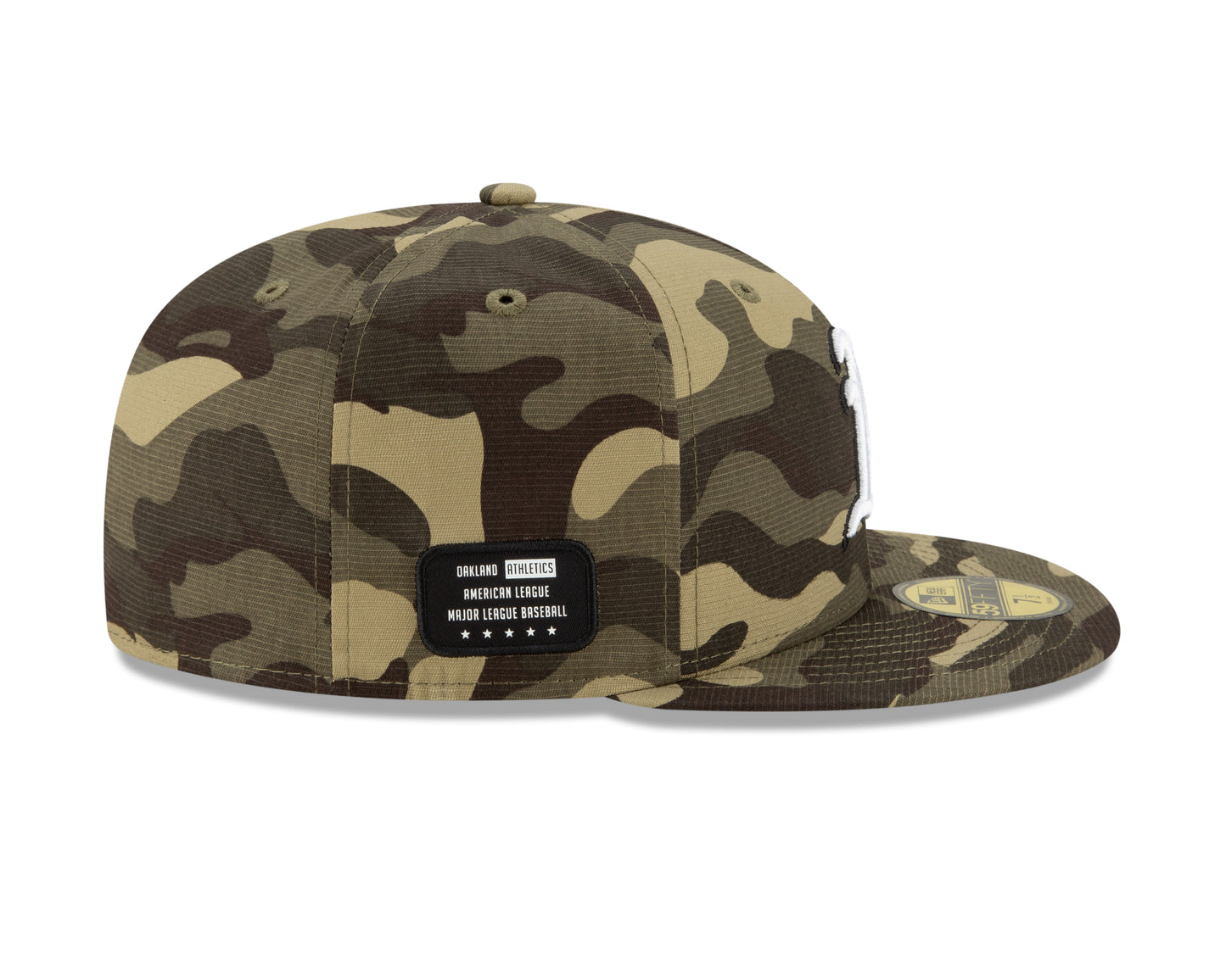 Oakland Athletics New Era Armed Forces 59FIFTY Fitted Hat - Camo