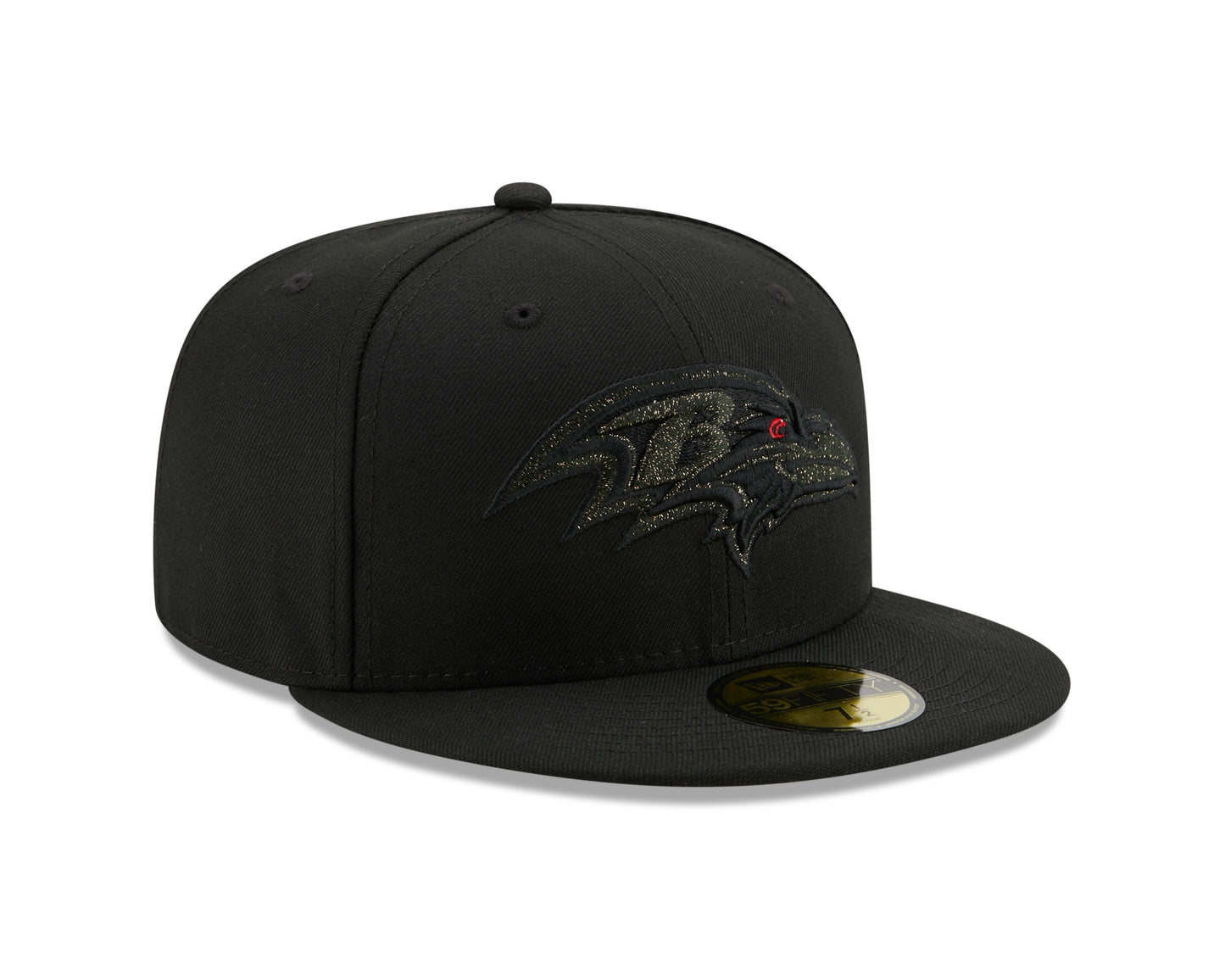 Baltimore Ravens New Era Team Logo Spark 59Fifty Hat - Black