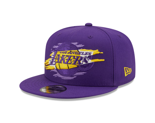 Los Angeles Lakers New Era Logo Tear 9FIFTY Adjustable Snapback Hat
