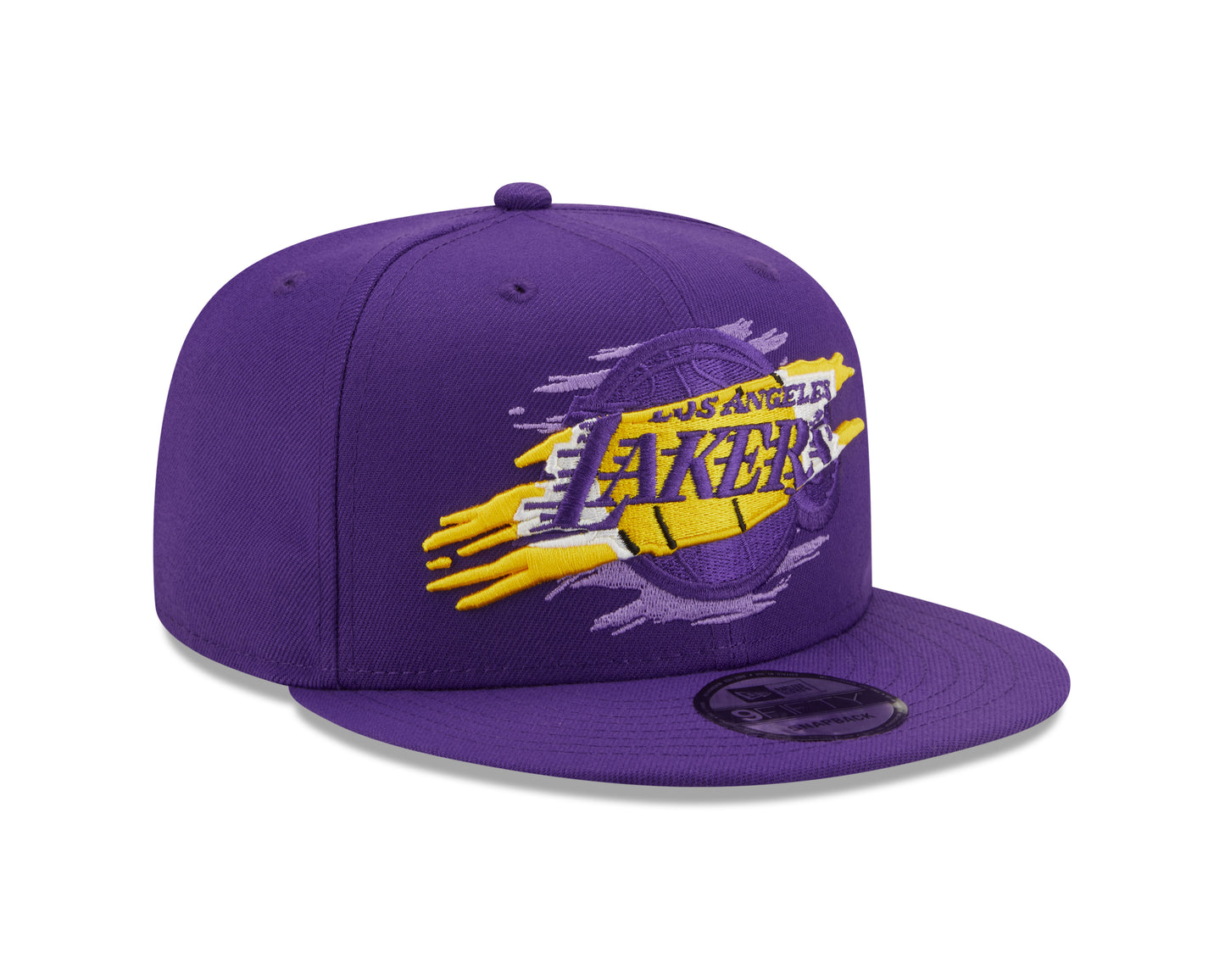 Los Angeles Lakers New Era Logo Tear 9FIFTY Adjustable Snapback Hat
