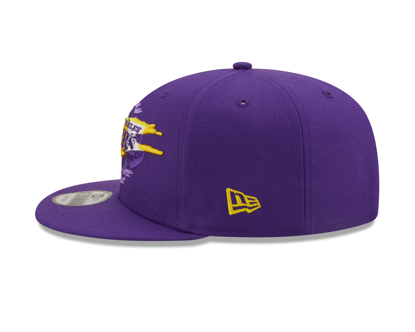 Los Angeles Lakers New Era Logo Tear 9FIFTY Adjustable Snapback Hat