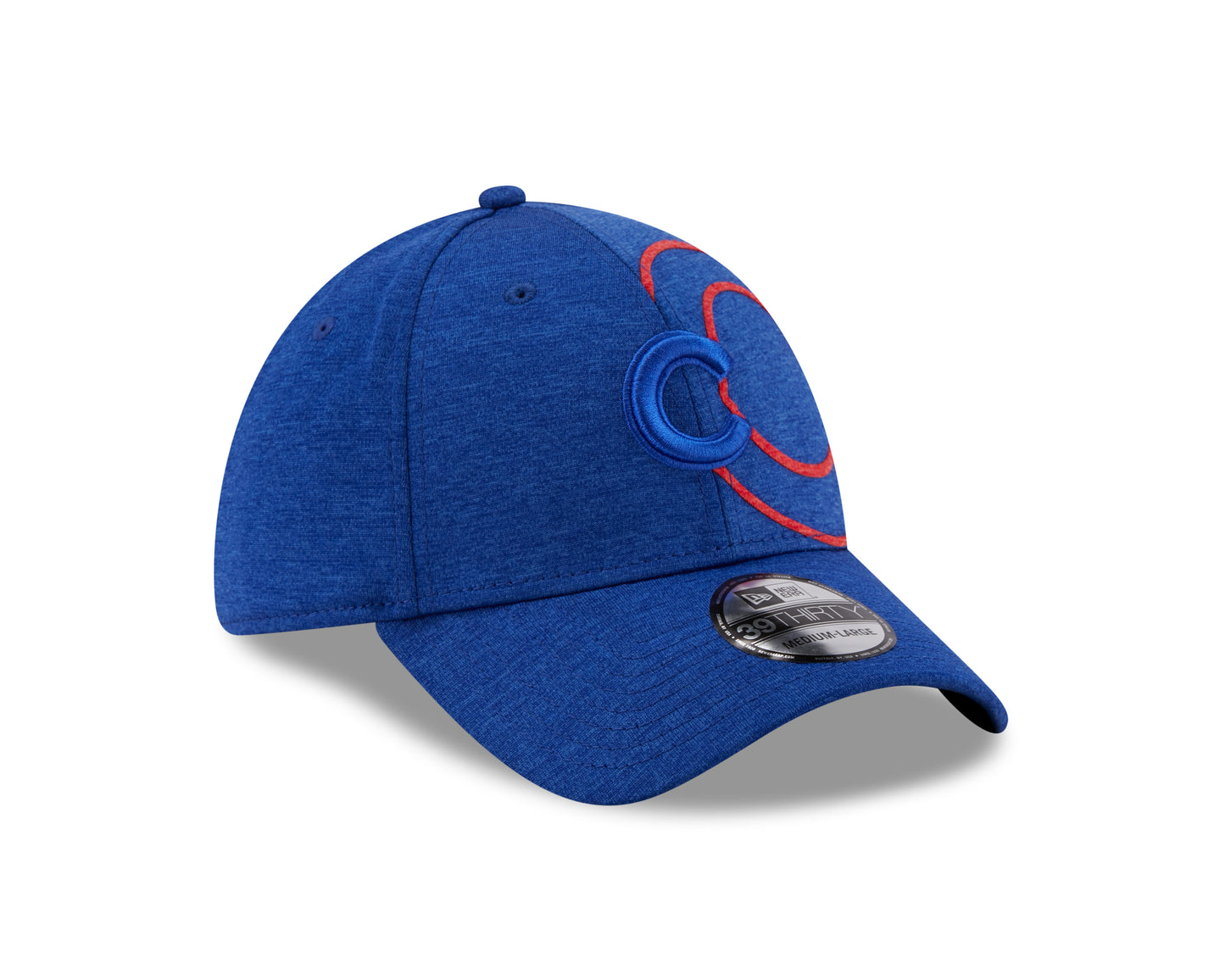 Chicago Cubs New Era Shadow Crop 39THIRTY Flex Hat - Blue