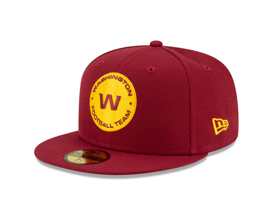 Washington Football New Era Basic 59FIFTY Fitted Hat - Burgundy