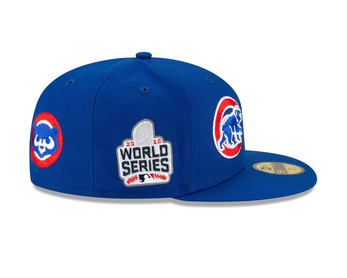 Chicago Cubs New Era Team Patch Pride 59fifty Fitted Hat