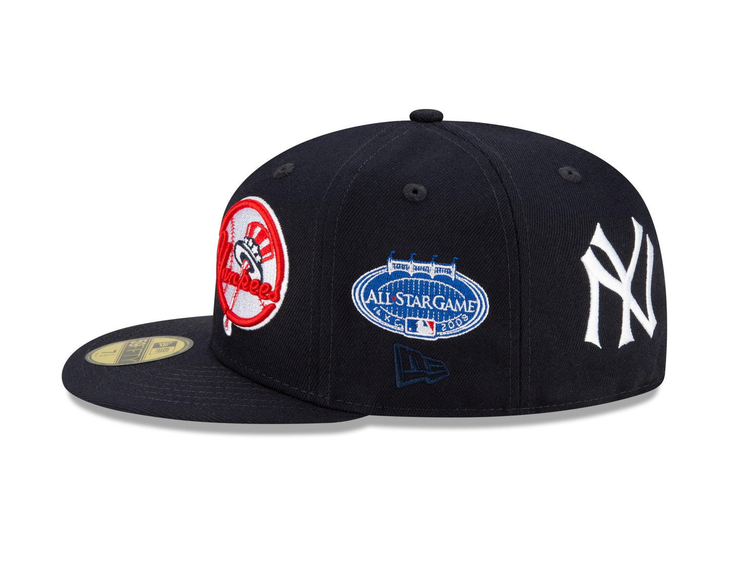 New York Yankees New Era Pride Patch Patch 59FIFTY Hat - Navy