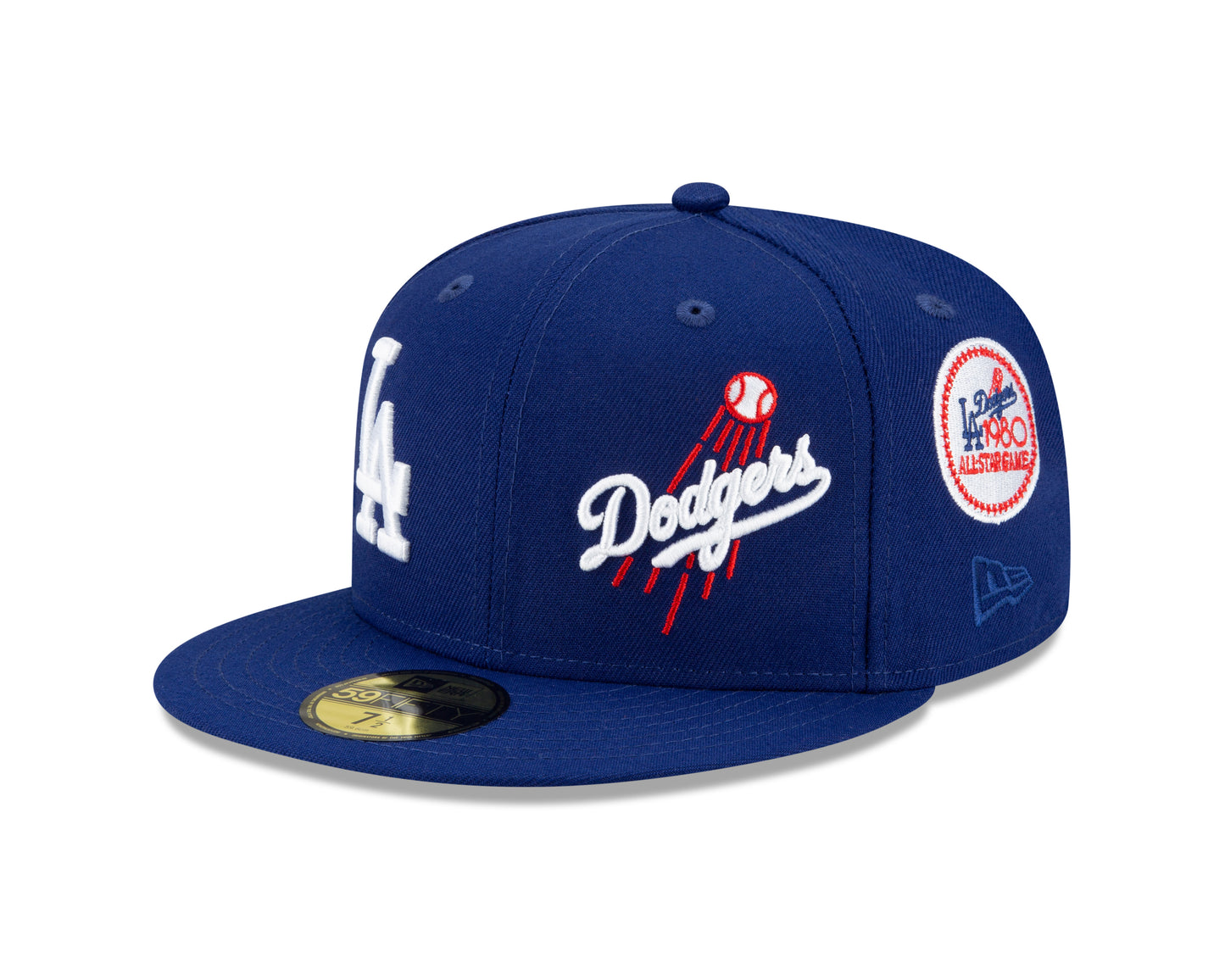 Los Angeles Dodgers New Era Team Patch Pride 59fifty Fitted Hat