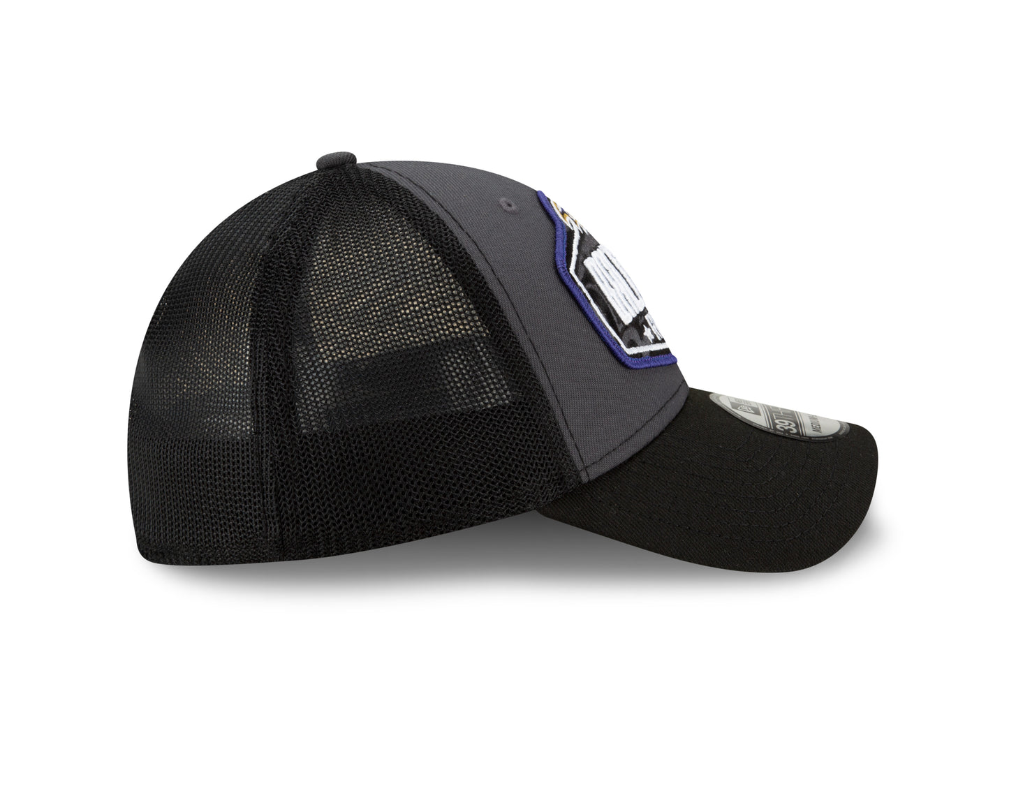 Baltimore Ravens New Era NFL Draft Trucker 39THIRTY Flex Hat - Graphite
