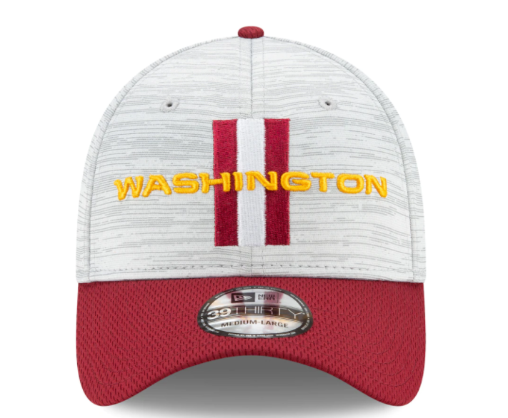 Washington Football New Era Training Camp 39THIRTY Flex Hat - Gray