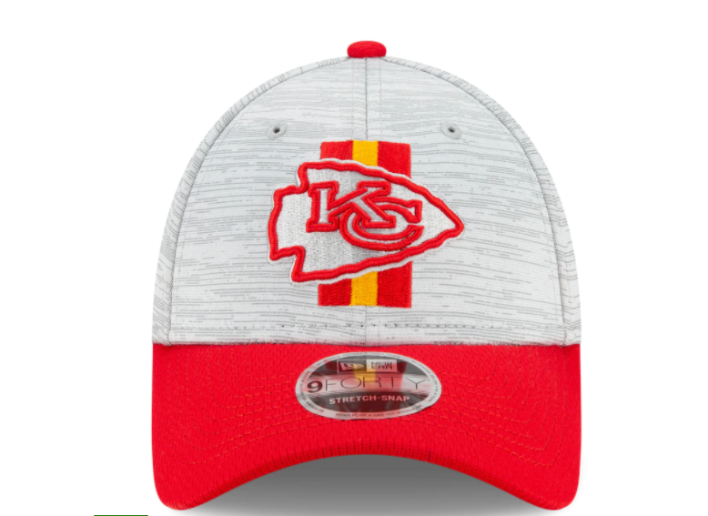 Kansas City Chiefs New Era Training Camp 9FORTY Hat - Gray