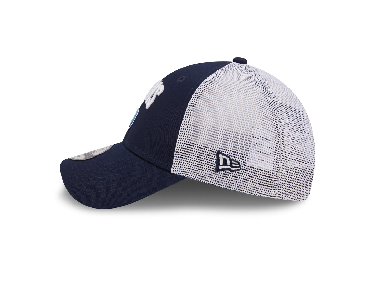 Tennessee Titans Team New Era Team Title Mesh Trucker 9Forty Adjustable Snapback Hat
