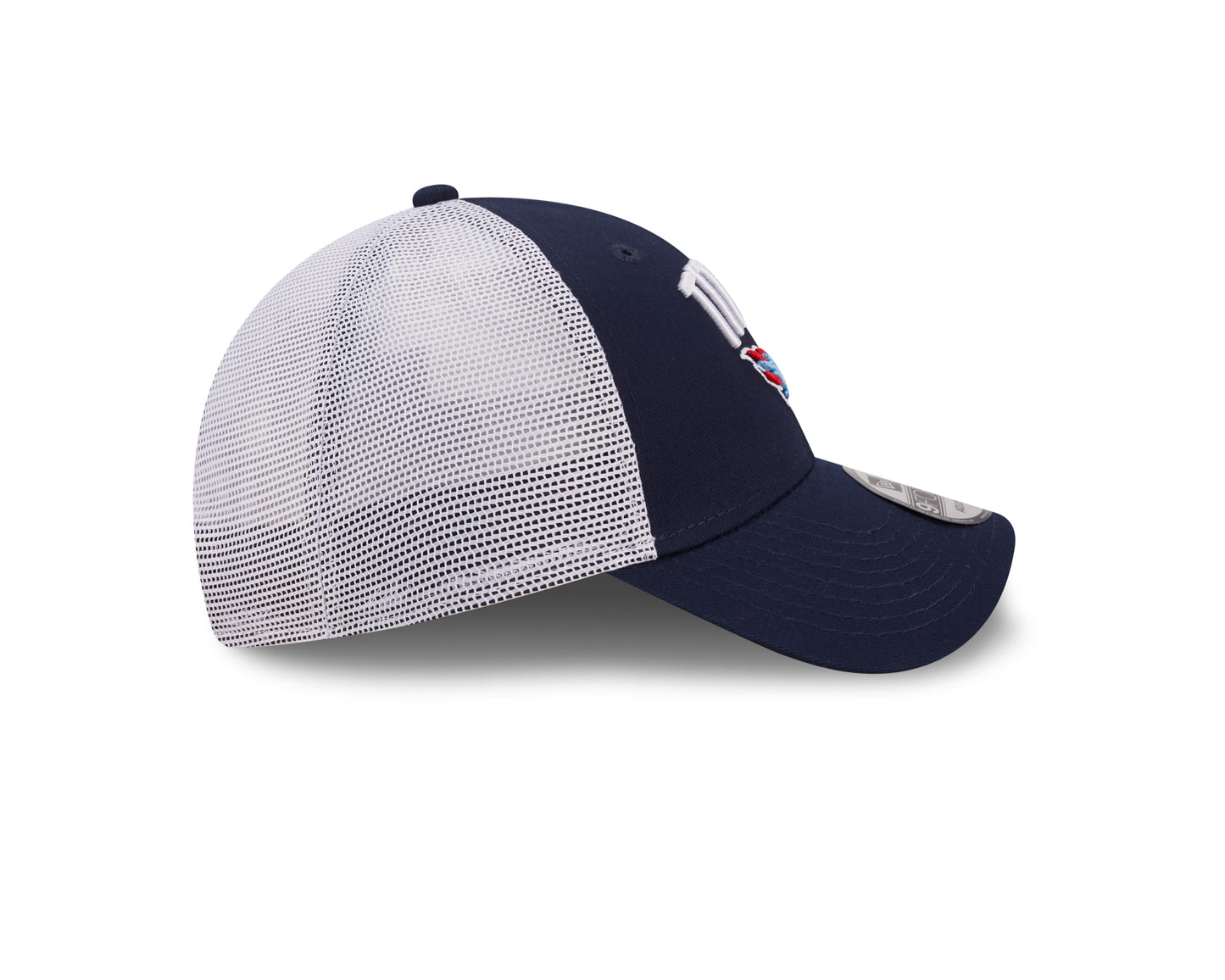Tennessee Titans Team New Era Team Title Mesh Trucker 9Forty Adjustable Snapback Hat
