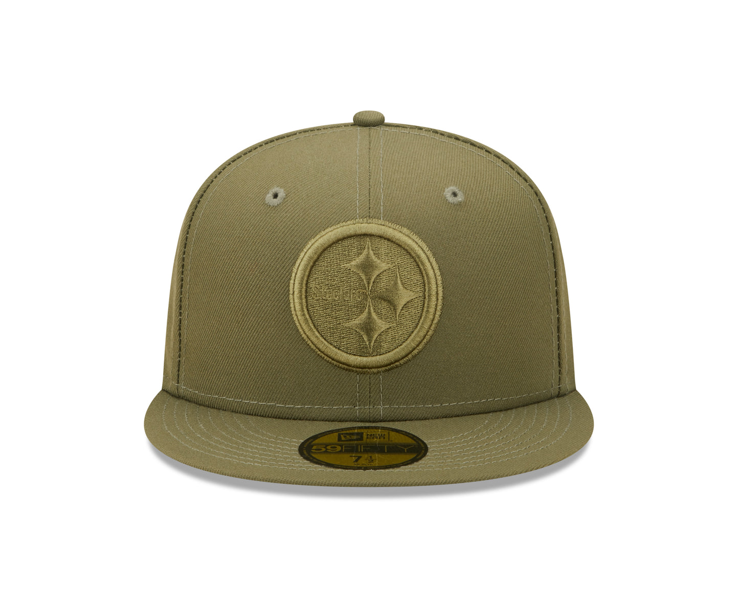 Pittsburgh Steelers New Era Color Pack Olive & Olive 59FIFTY Fitted Hat