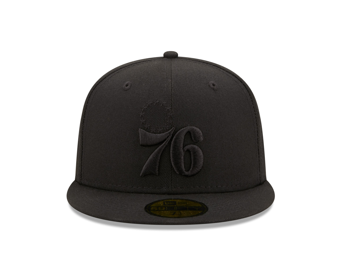 Philadelphia 76ers New Era Color Pack Black & Black 59FIFTY Fitted Hat