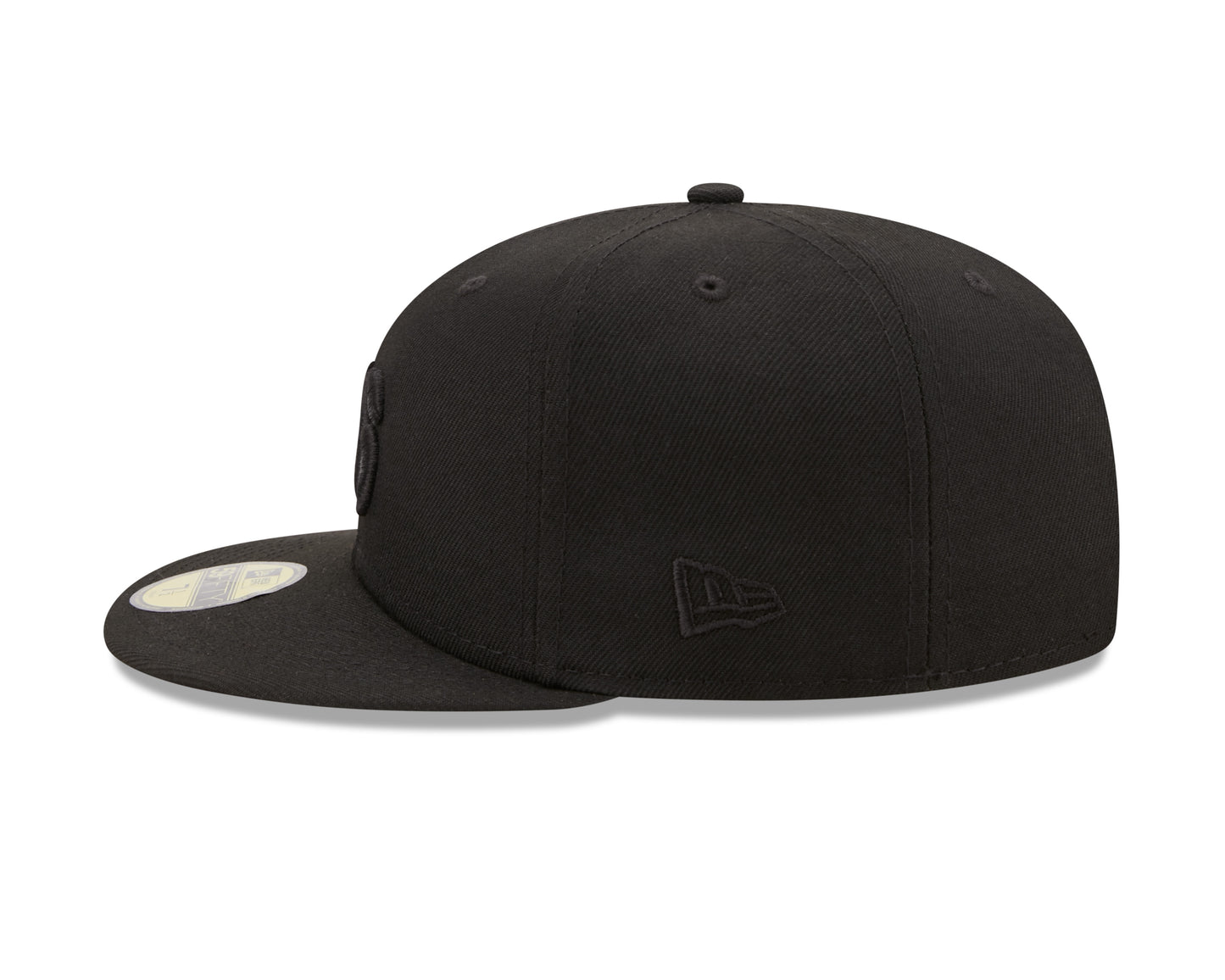 Philadelphia 76ers New Era Color Pack Black & Black 59FIFTY Fitted Hat