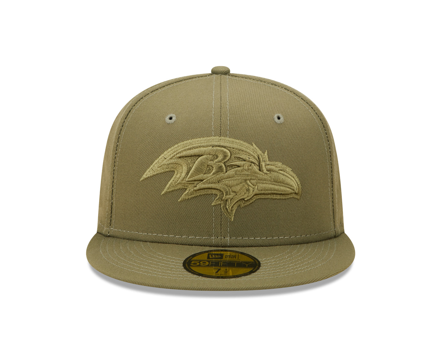 Baltimore Ravens New Era Color Pack Olive & Olive 59FIFTY Fitted Hat
