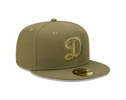 Los Angeles Dodgers "D" New Era Color Pack New Olive 59fifty Fitted Hat