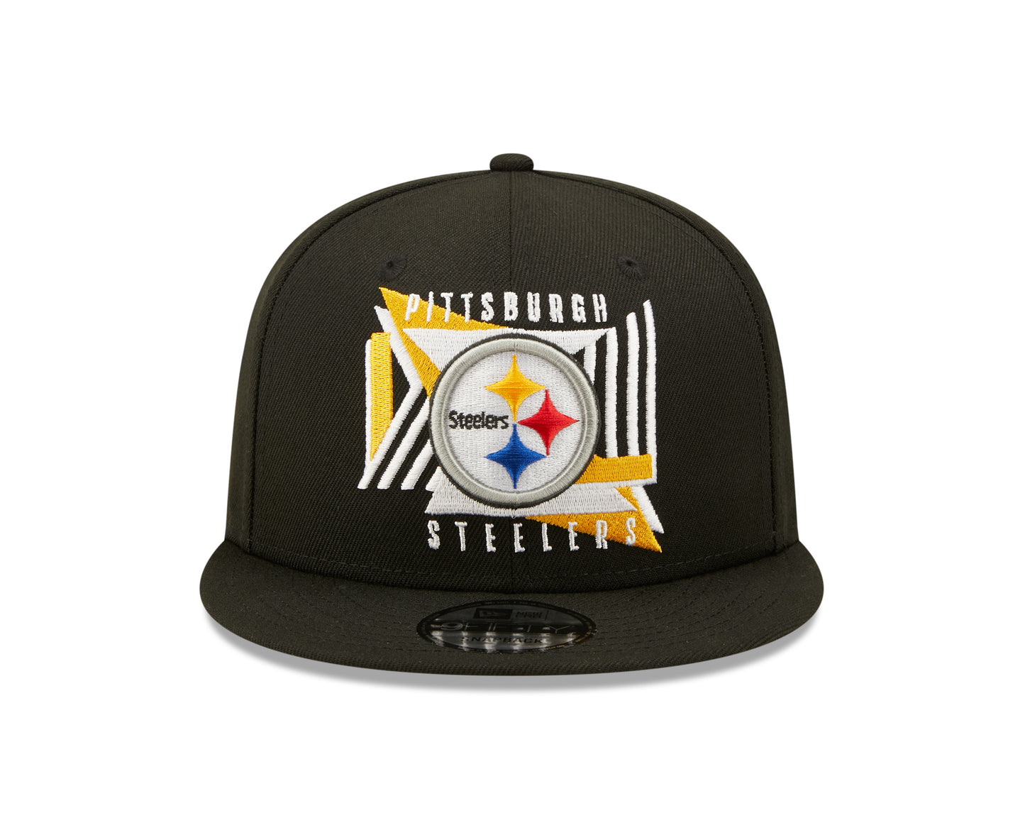 Pittsburgh Steelers NFL New Era Shapes 9FIFTY Snapback Hat - Black