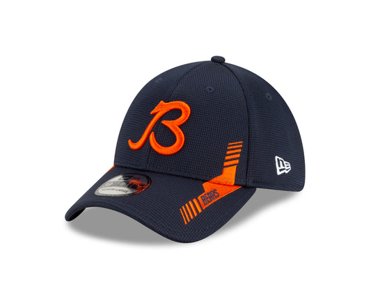 Chicago Bears New Era Sideline Home 39THIRTY Flex Hat - Navy