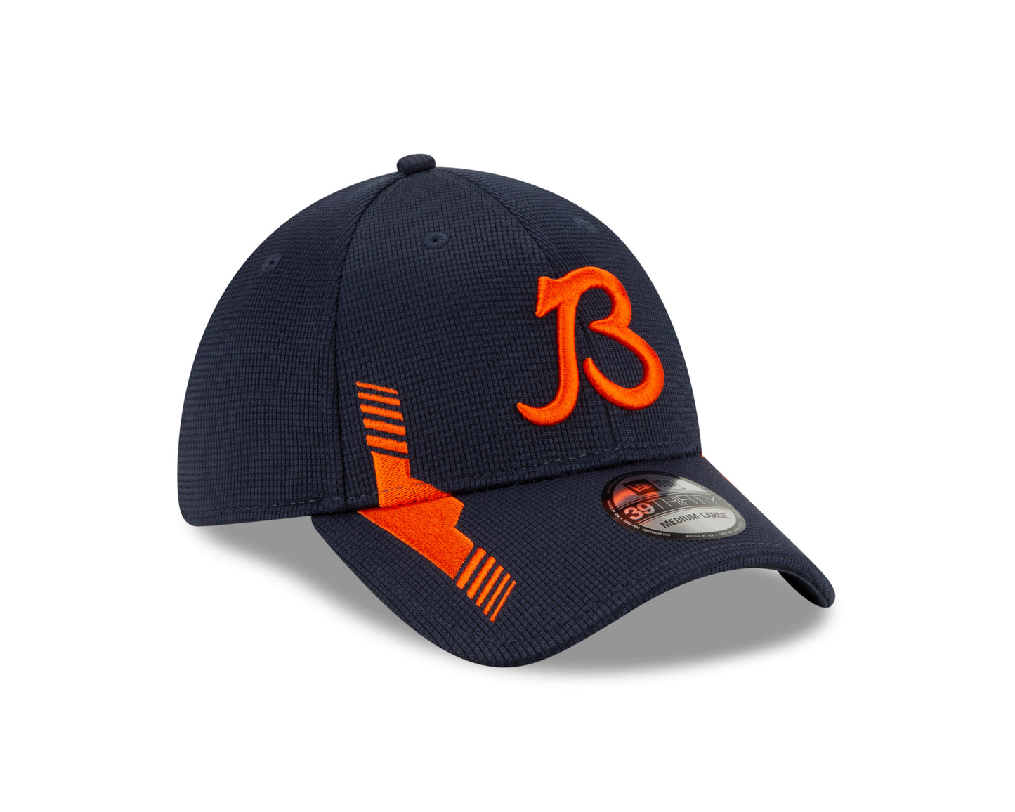 Chicago Bears New Era Sideline Home 39THIRTY Flex Hat - Navy