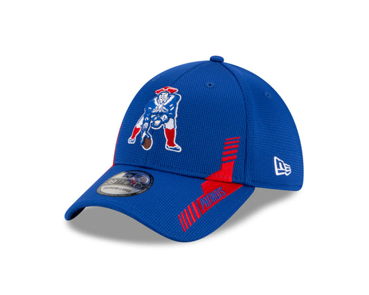 New England Patriots Retro New Era Sideline Team Color 39THIRTY Flex Hat
