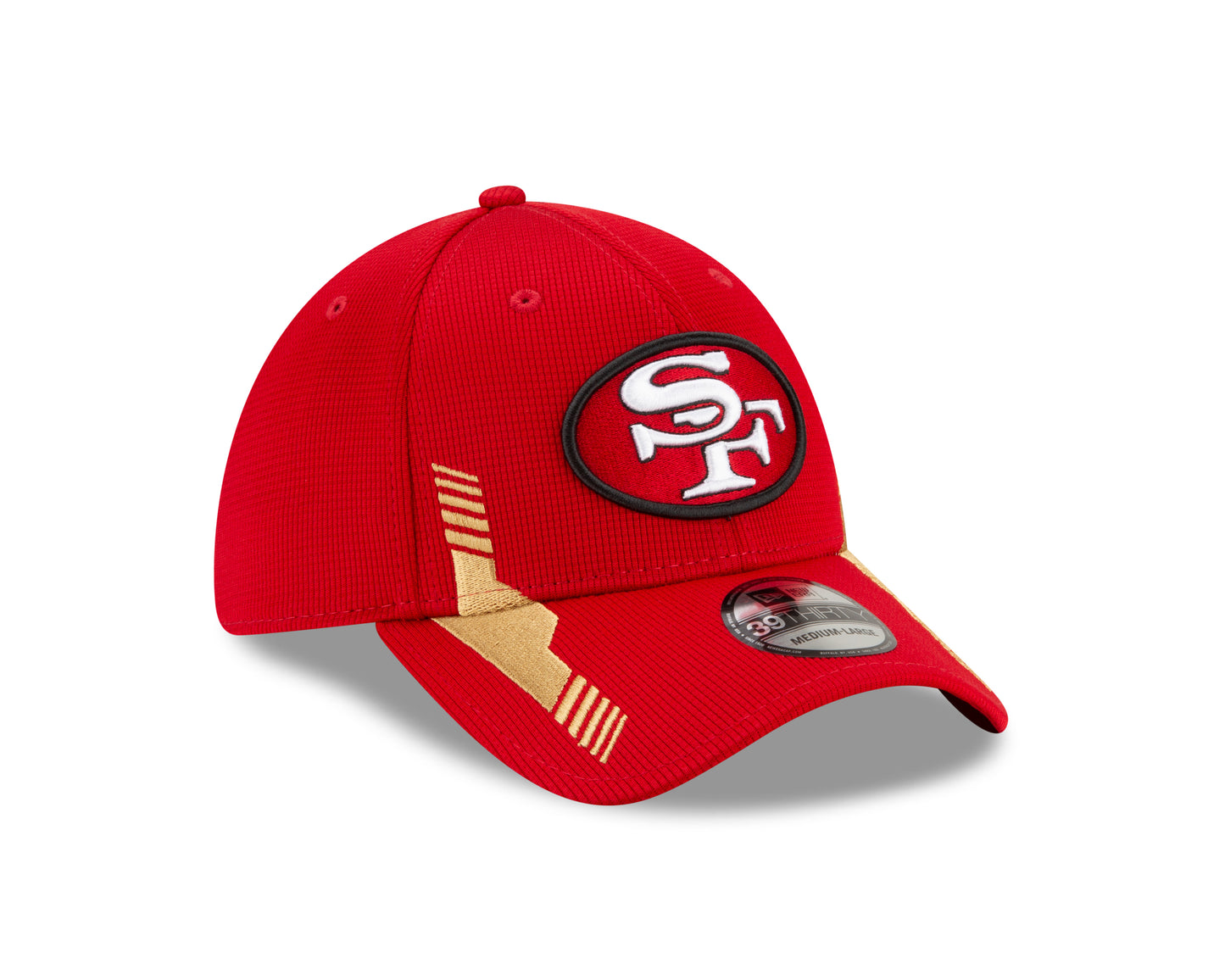San Francisco 49ers New Era Sideline Team Color 39THIRTY Flex Hat